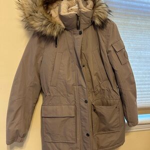 DKNY Orange and Cream Jacket